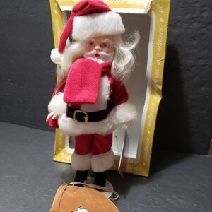 Vintage 1985 EFFANBEE  *Santa Claus* Playsize Collector's Doll (11" H)